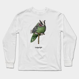 Badgerigar Cartoon T-Shirt Long Sleeve T-Shirt